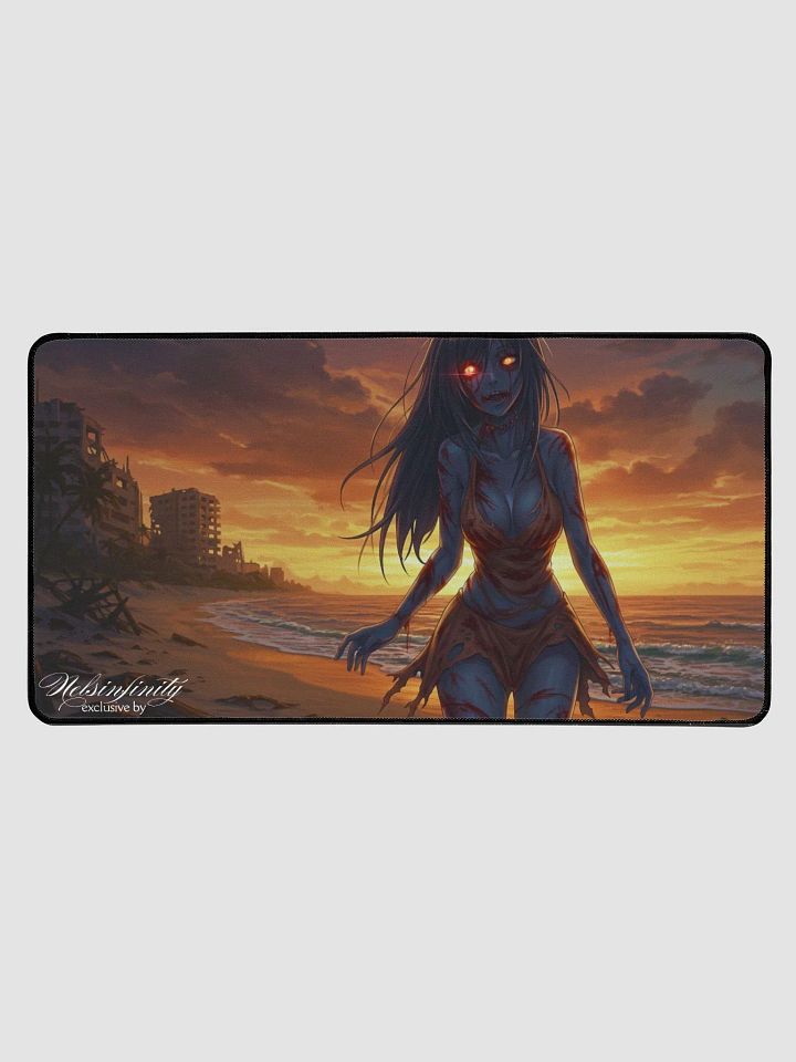 V4 Zombie Anime Beach Babe Desk Mat product image (1)
