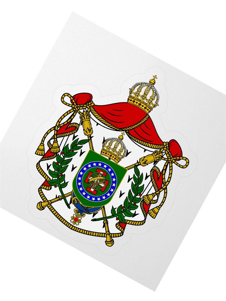 Imperial Arms of Brazil Kiss Cut Sticker product image (2)