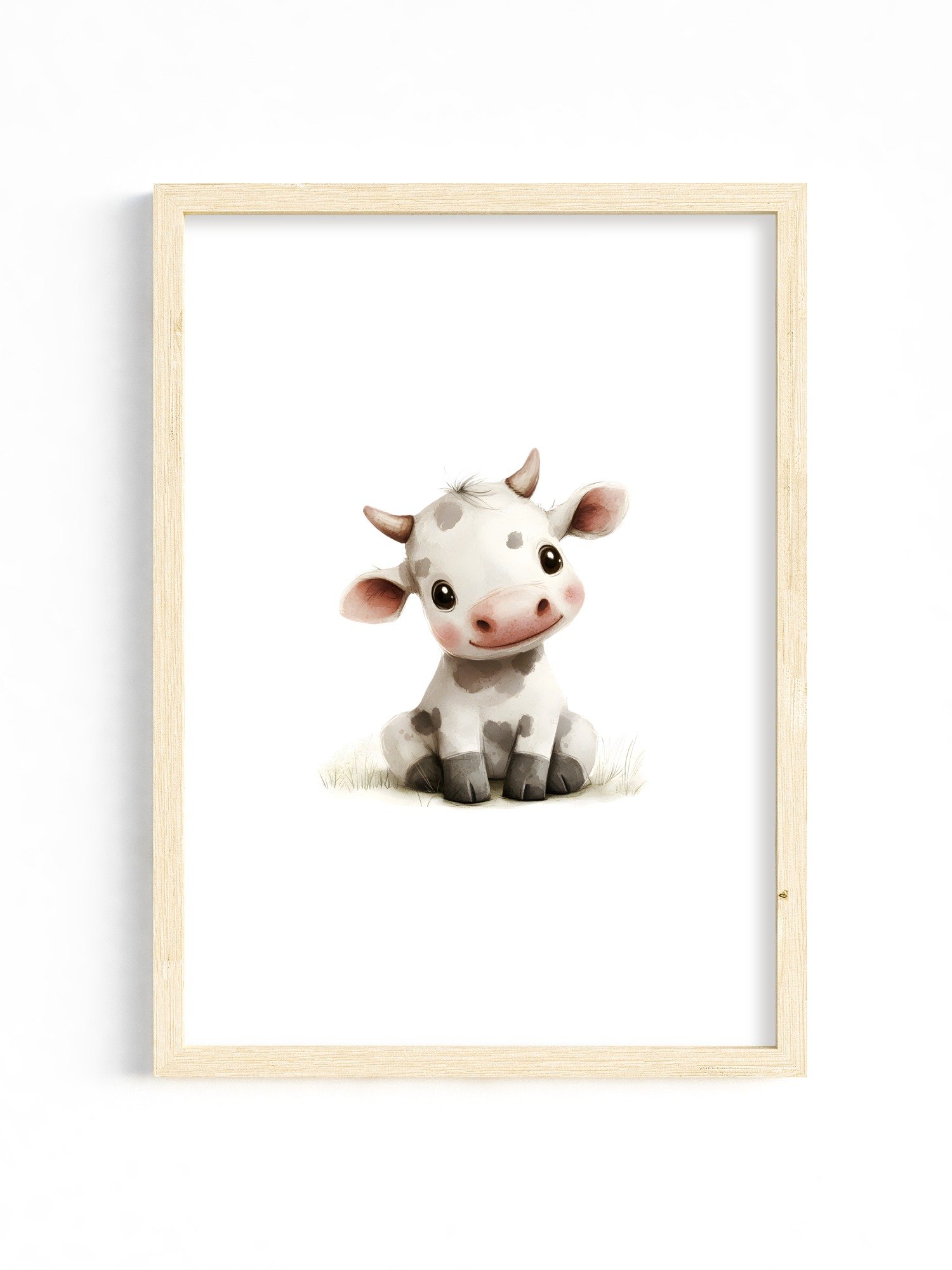 Daisy the Cute Cow Nursery Decor Print product image (33)