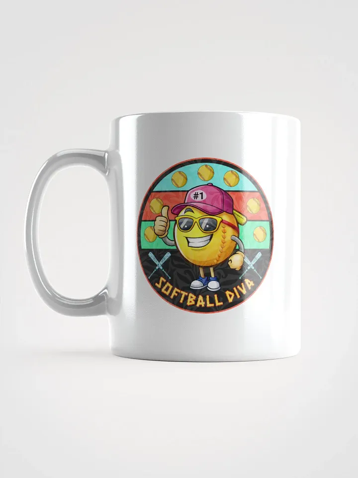 Softball Diva Thumbs-Up Mug product image (1)