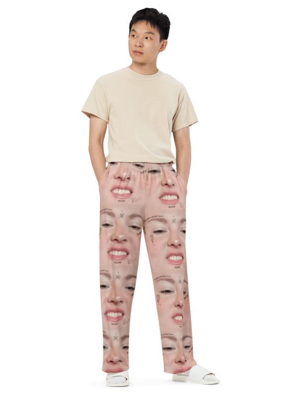 Ruble's Inked Neat Pantaloons | NEAT Merch Wide Leg Pants product image (6)