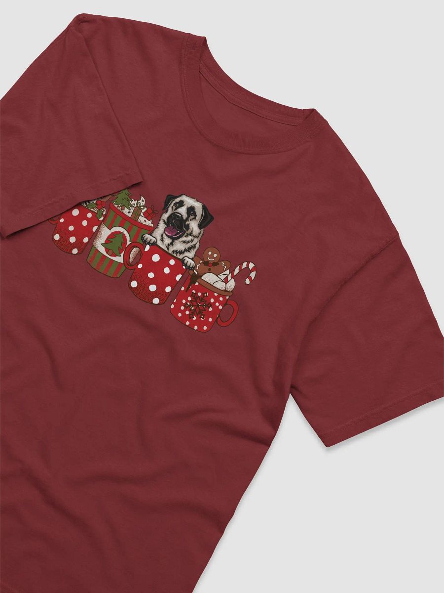 Cute Anatolian Shepherd Dog in a Christmas Cup T-Shirt | Funny Christmas Pup in a Cup product image (6)