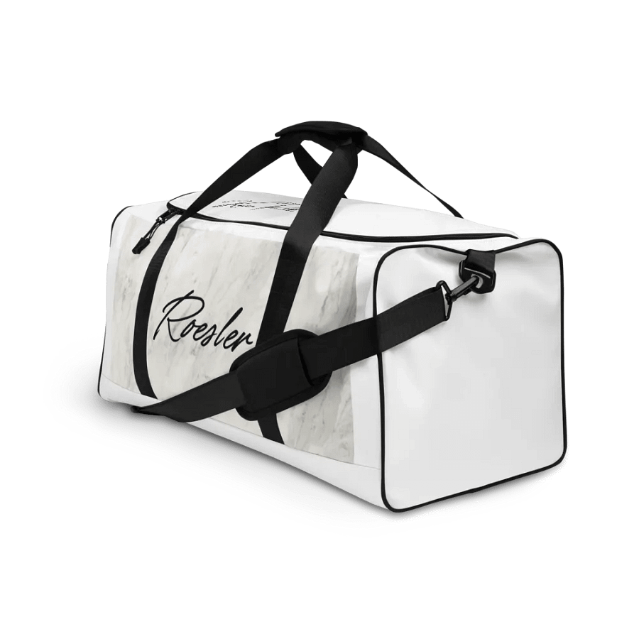 Marble Script All-Over Duffle Bag product image (9)