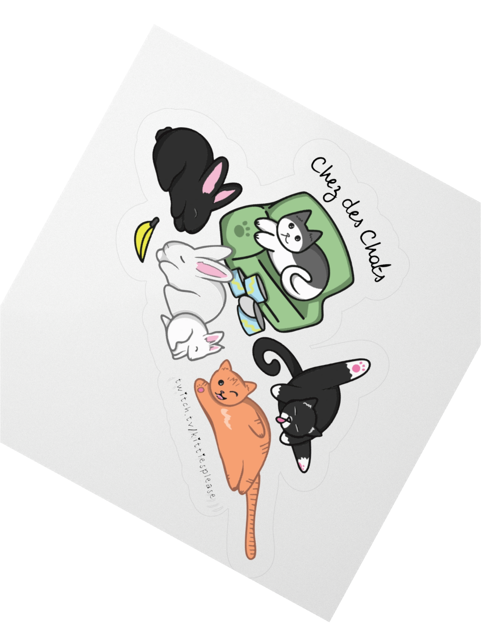 Chez des Chats Sticker product image (4)