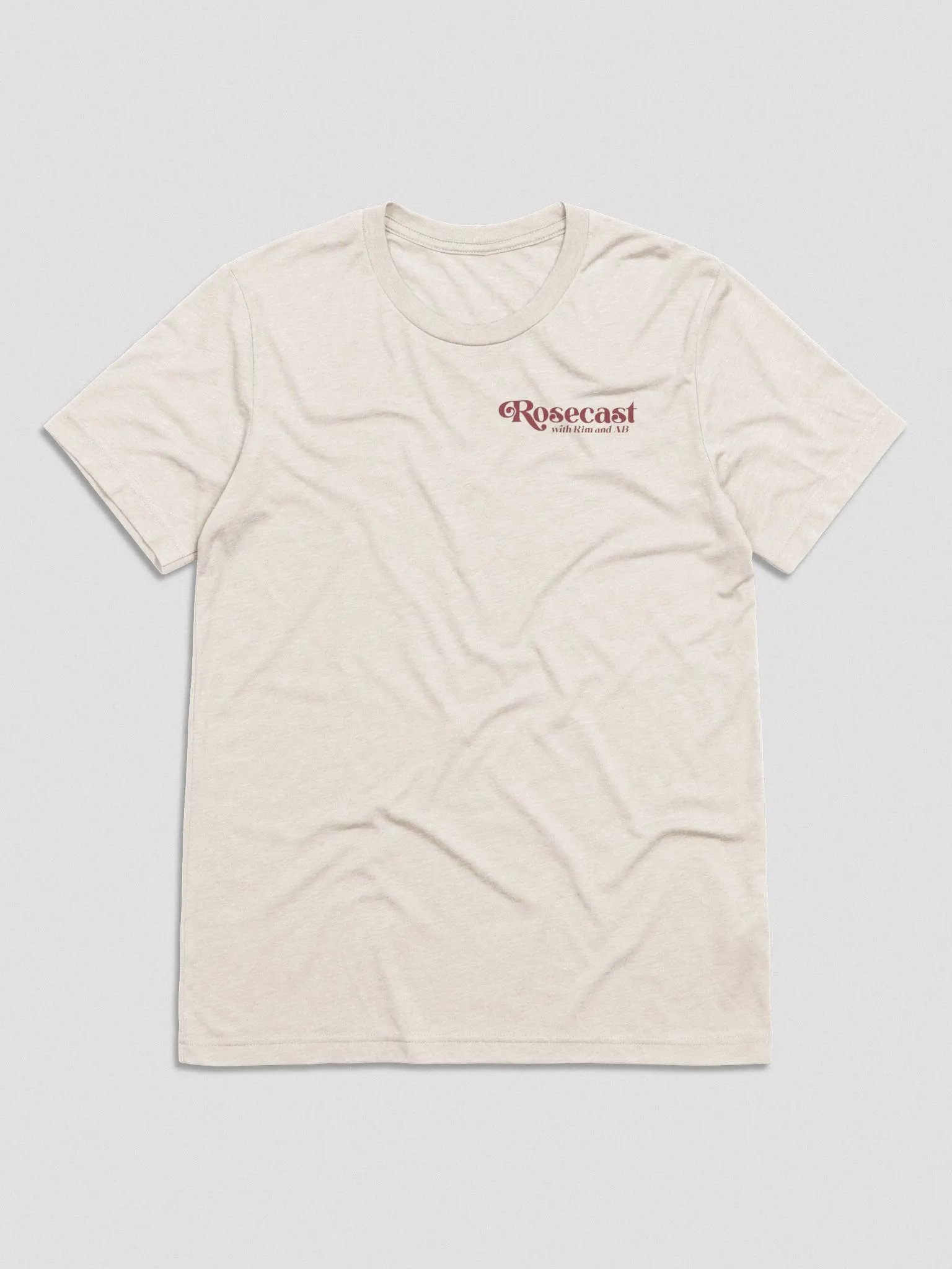 Retro Rose T-Shirt (Triblend) (Front and back) product image (2)