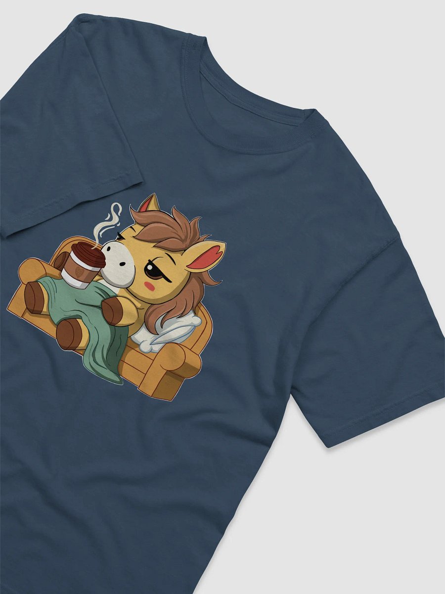 Cozy Horse T-Shirt | Waffles in Blanket with Coffee | Relatable Introvert Tee product image (3)