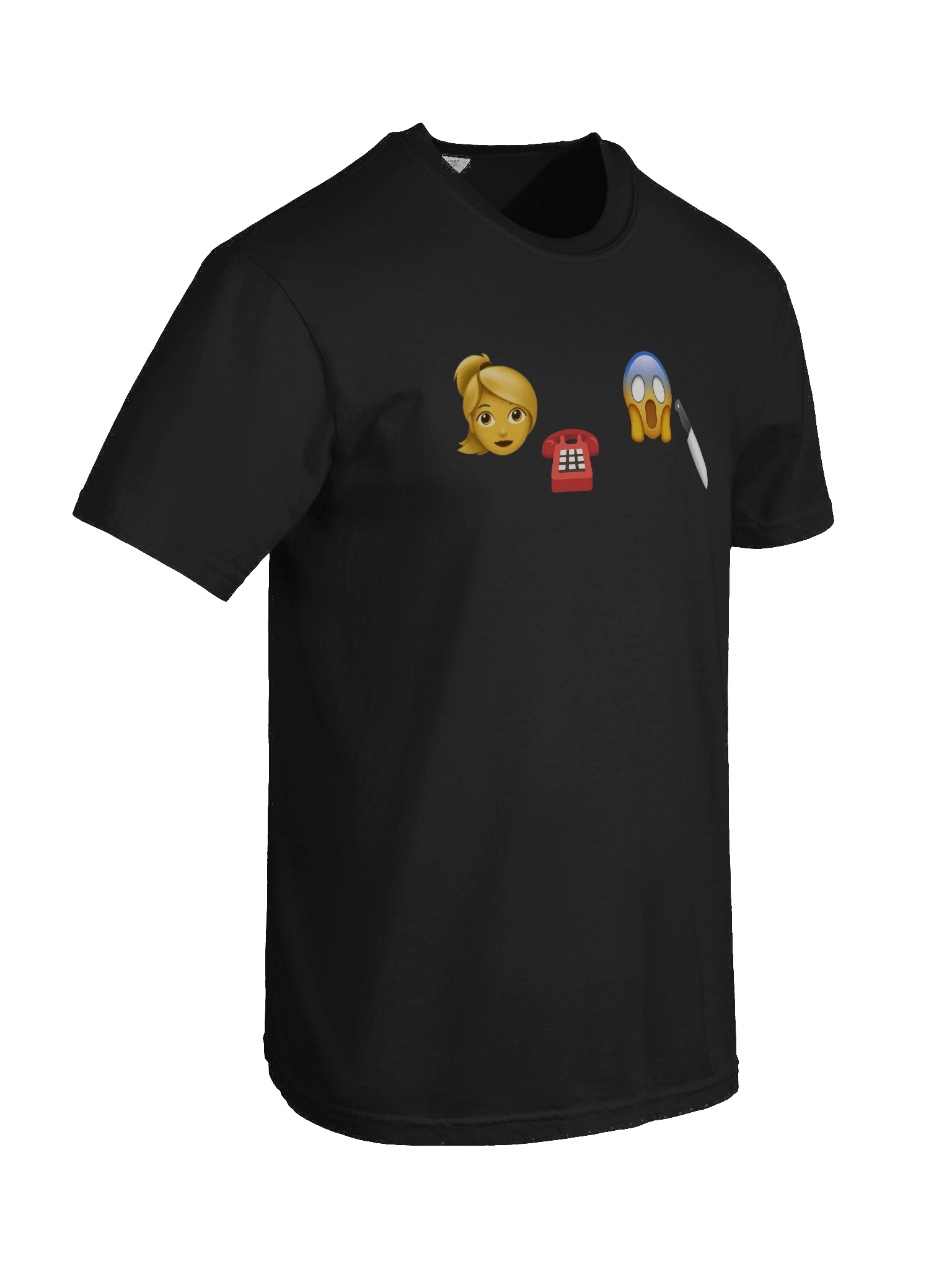 Scarymoji Stabby Phone Tee product image (8)