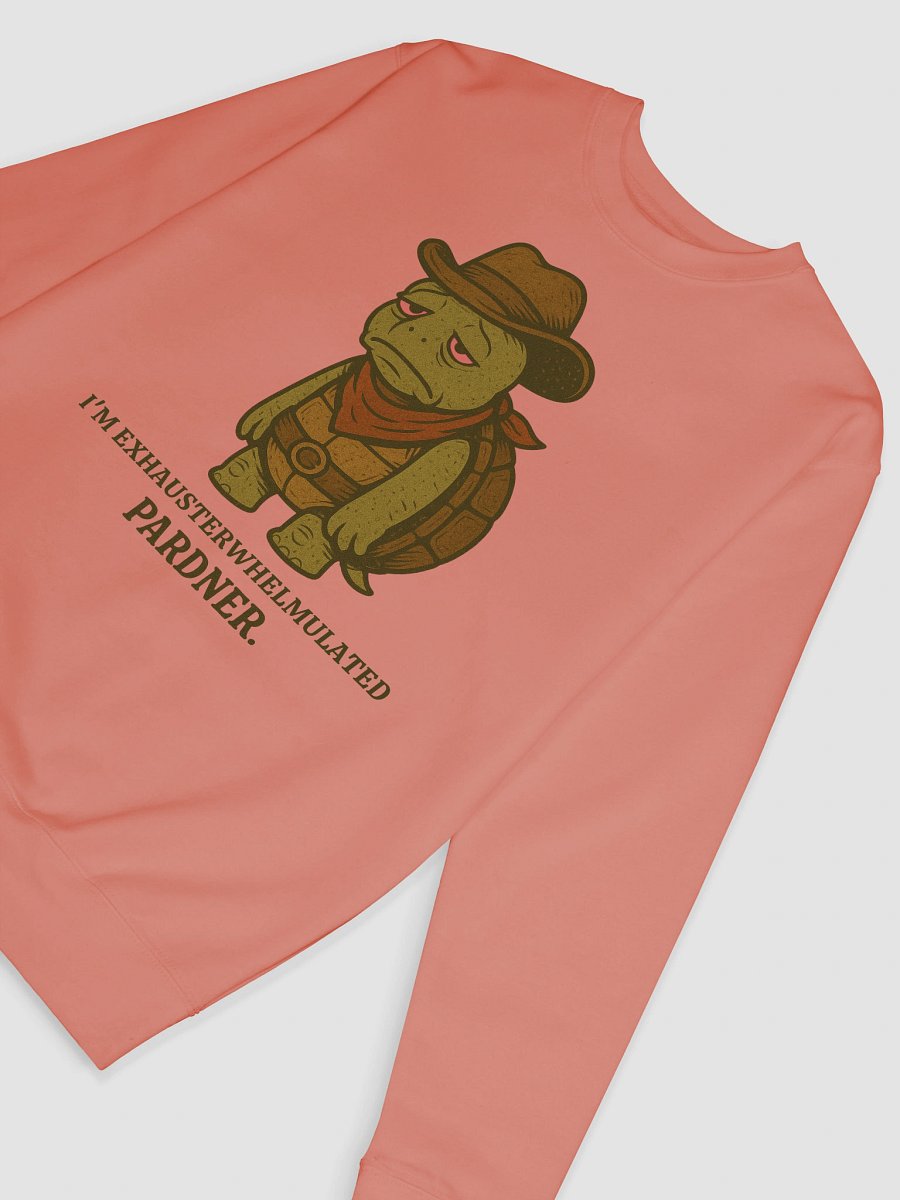 Tired Cowboy Turtle Sweatshirt product image (6)