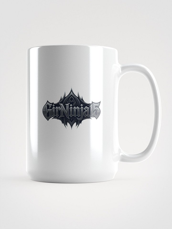 Gothic Monogram White Glossy Mug product image (1)