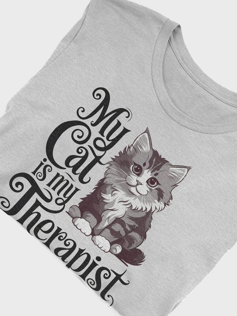 My Cat is My Therapist T-shirt product image (17)