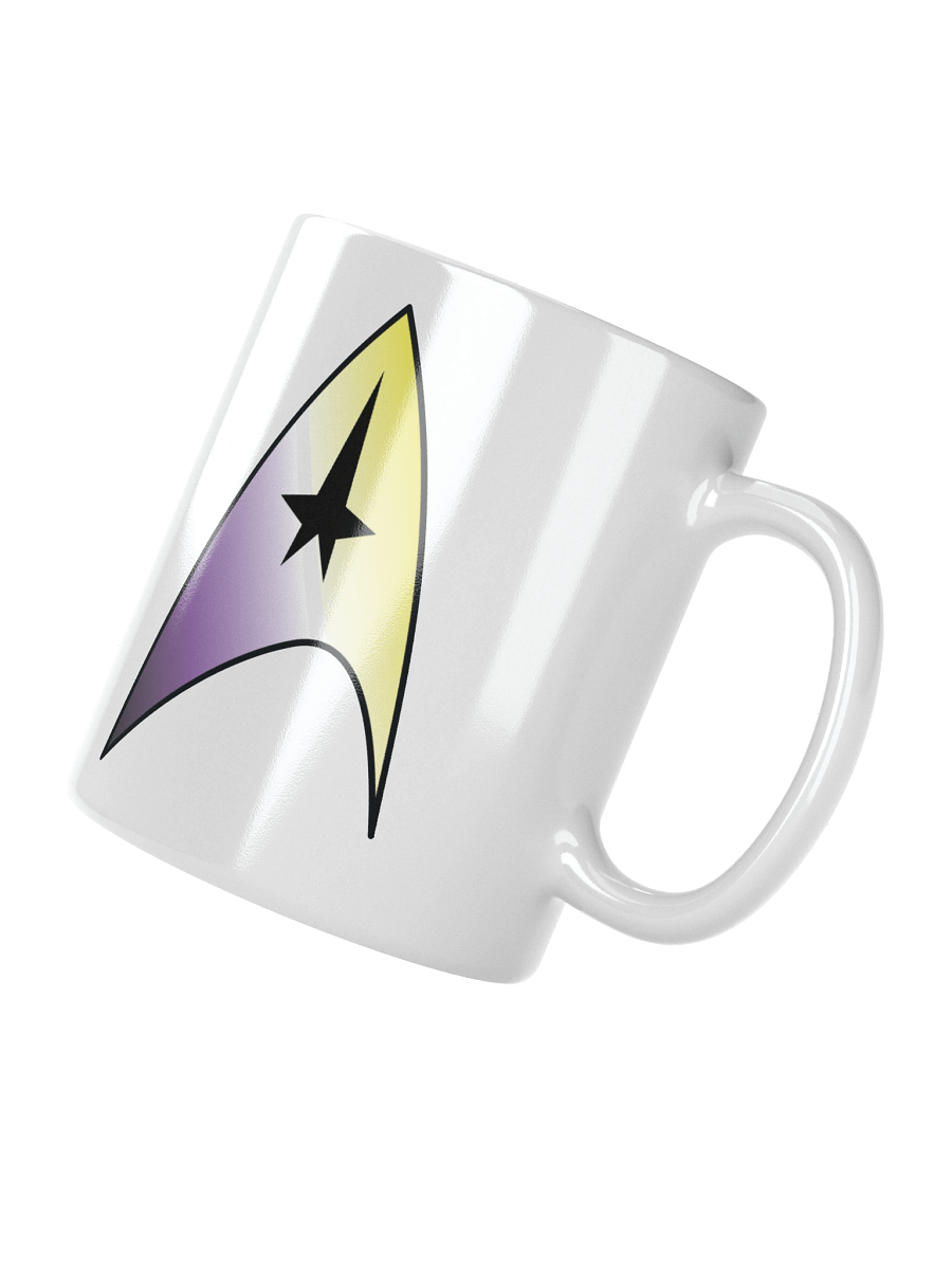 Non-binary Pride Gradient Starfleet Mug product image (2)