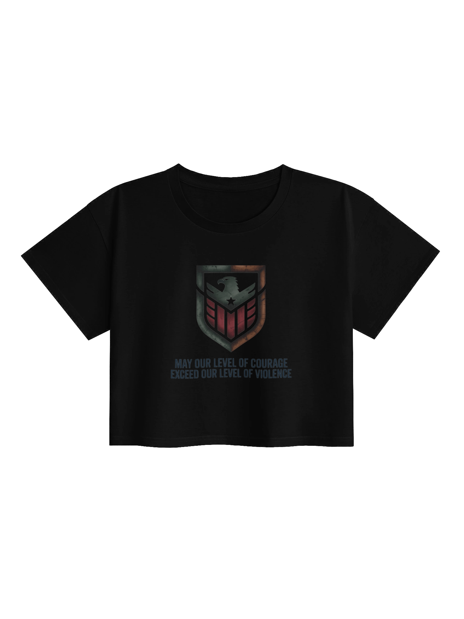 Courage Emblem Women's Crop Top product image (3)