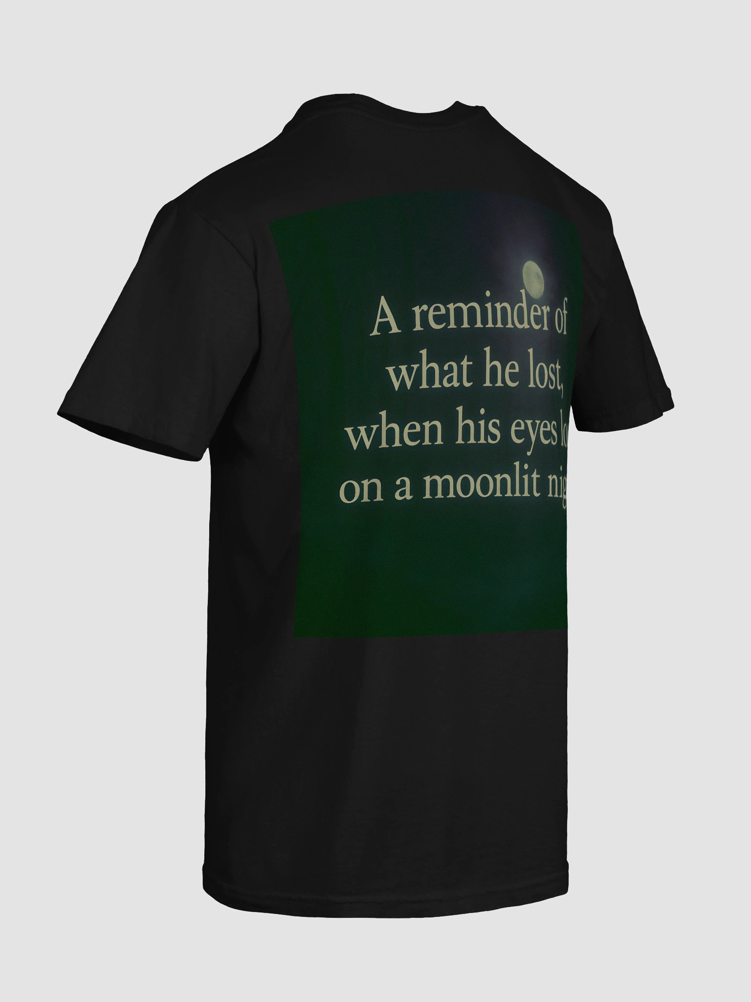 Altarae "Moonlit Reminder" Tee – Black Mist Edition product image (20)