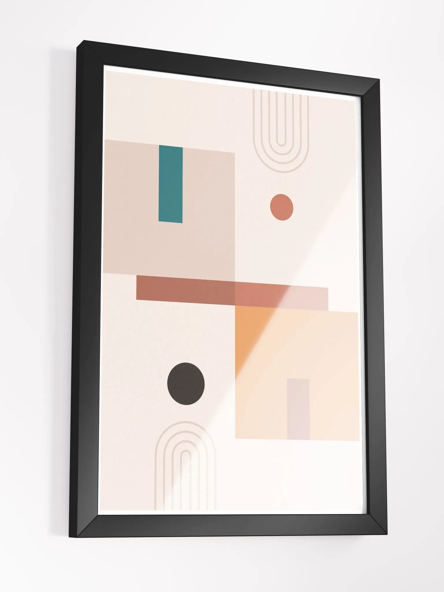 Vibrant Geometric Dreams Framed Poster product image (15)