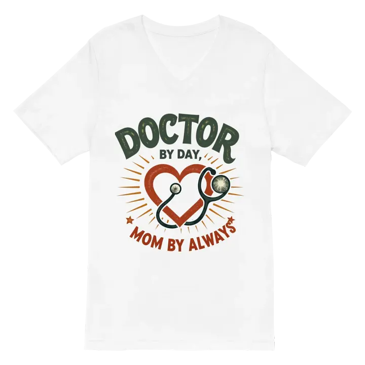 Heartfelt Doctor & Mom V-Neck Tee product image (2)