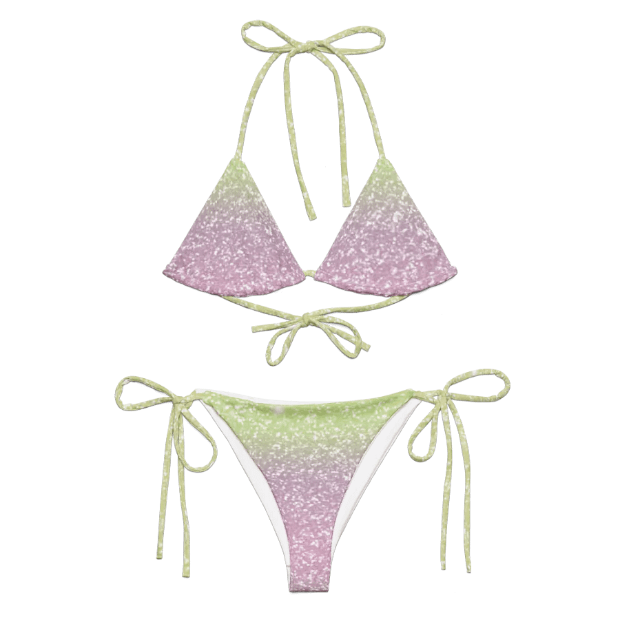 Glitter Unicorn Texture Design String Bikini (12) product image (3)