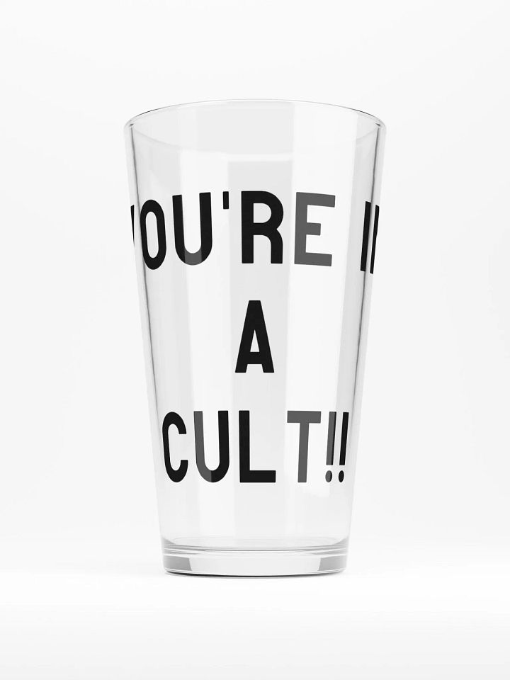 Pris- You're In A Cult - Black Glossy Mug -Shaker Pint Glass product image (1)