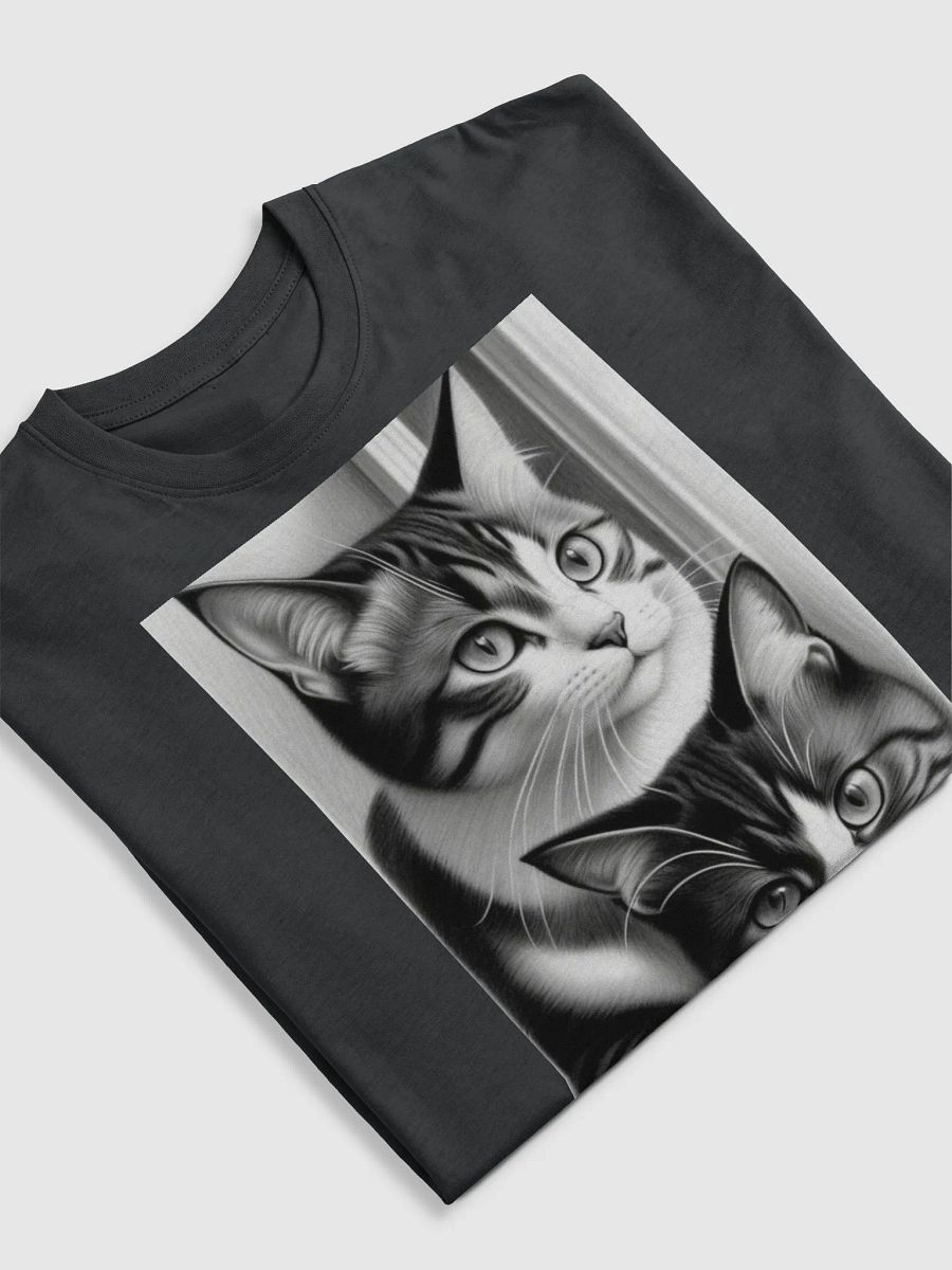 Striped Feline Duo Men's Tee product image (5)