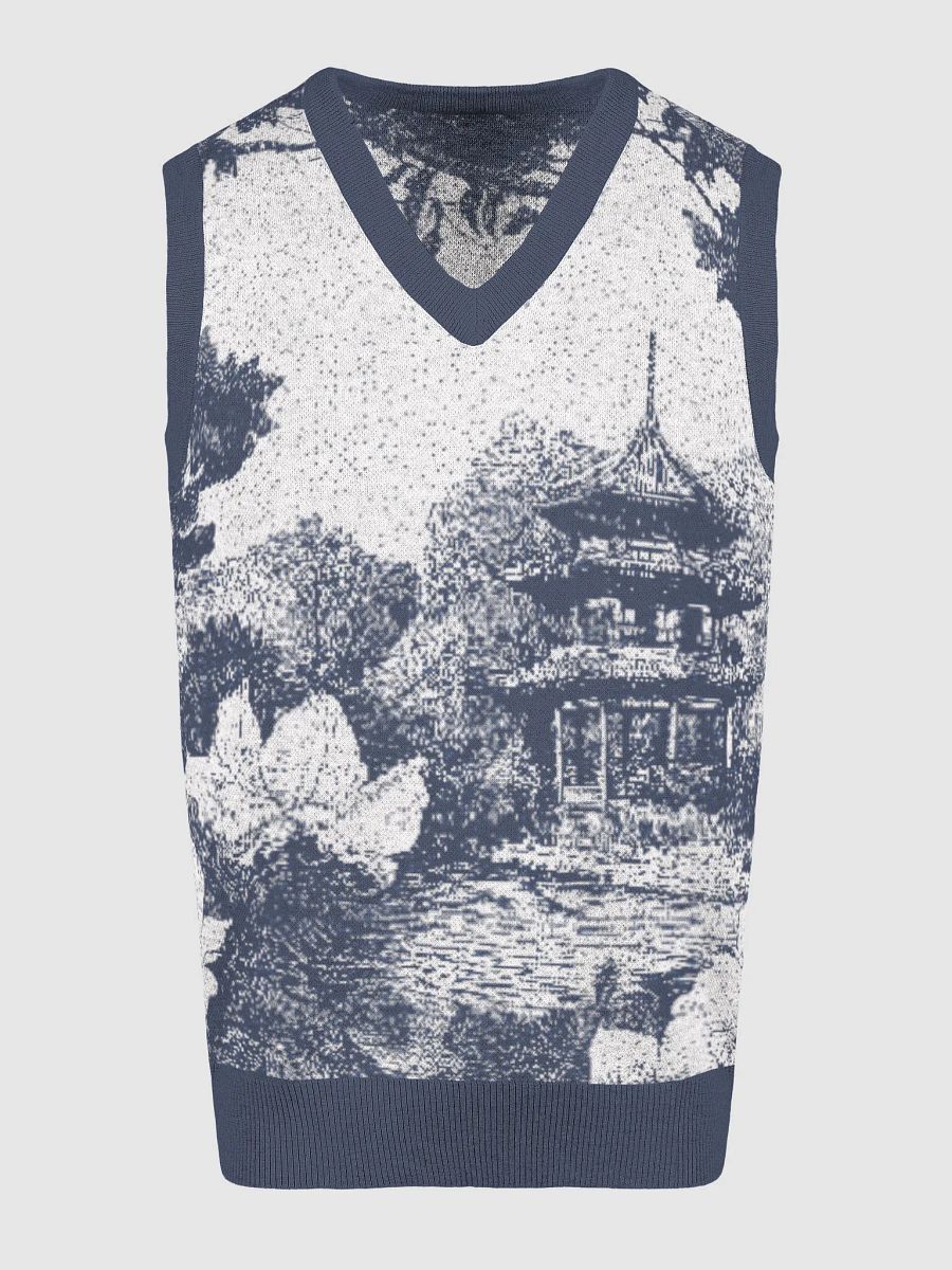 Tranquil Landscape III Knit V-Neck Vest product image (10)