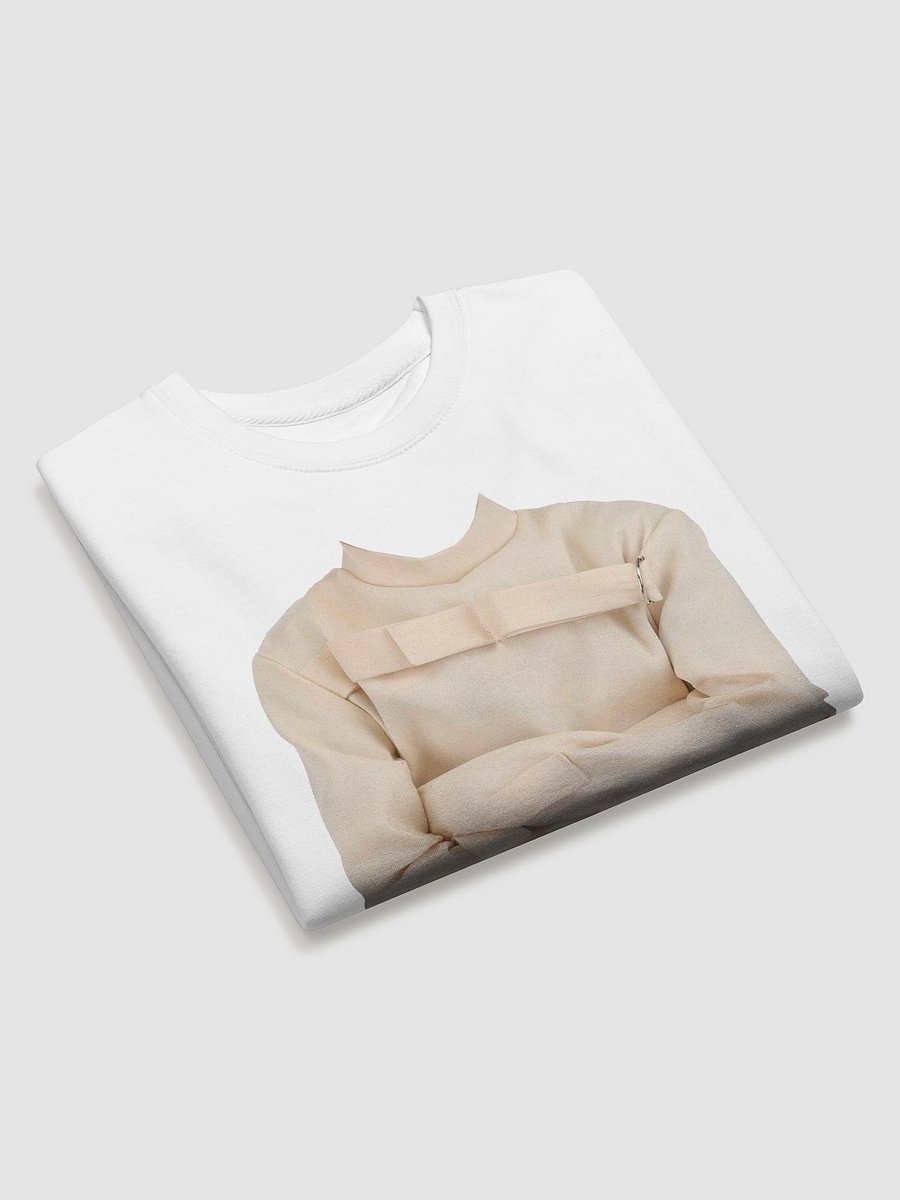 The @nathyn.trees Bat-shit Crazy Straight Jacket Sweatshirt in White product image (3)