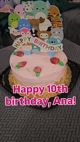 TEN today! 🎉 💖  Double digits, double sass, and double the sparkle! What a decade it’s been! 🗨️ Drop Ana a message of encoura...