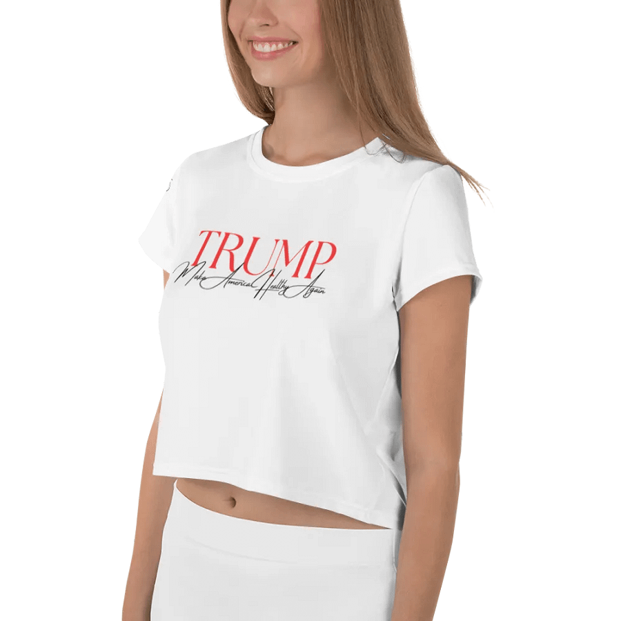 'TRUMP: Make America Healthy Again' Crop Tee product image (3)