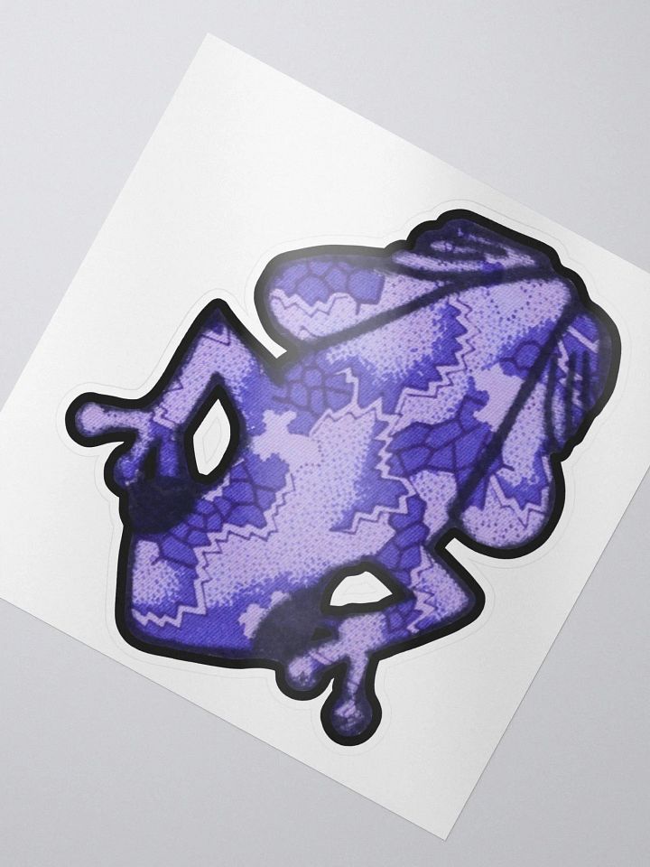 Big Frog Sticker in Periwinkle product image (2)