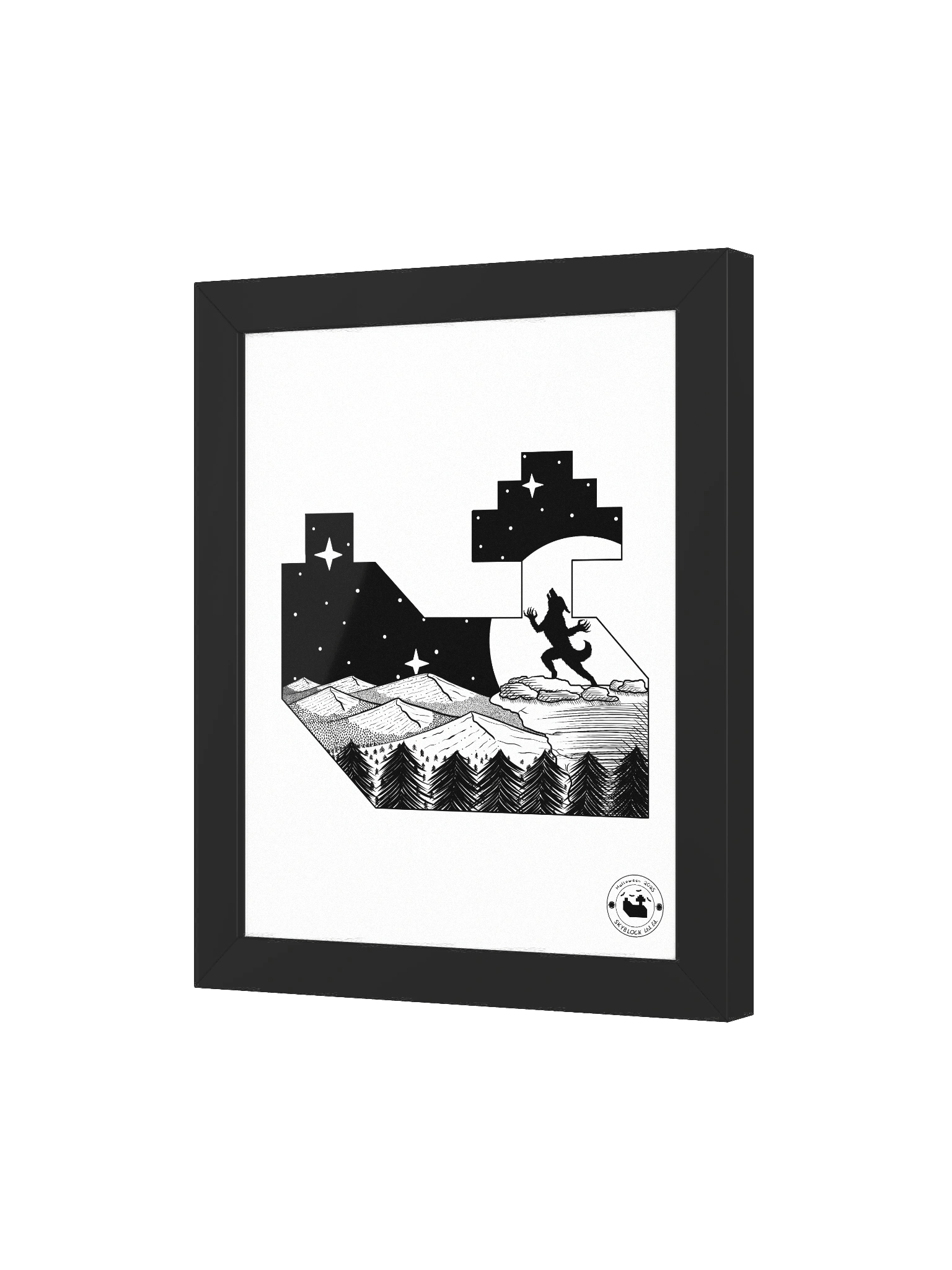 Cry of the Wolf - Halloween 2025 Ltd. Framed Poster product image (3)