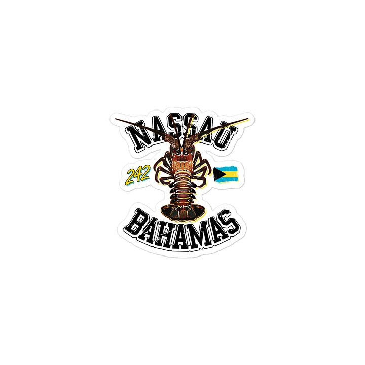 Nassau Bahamas Magnet : Spiny Lobster : Bahamas Flag : 242 product image (2)