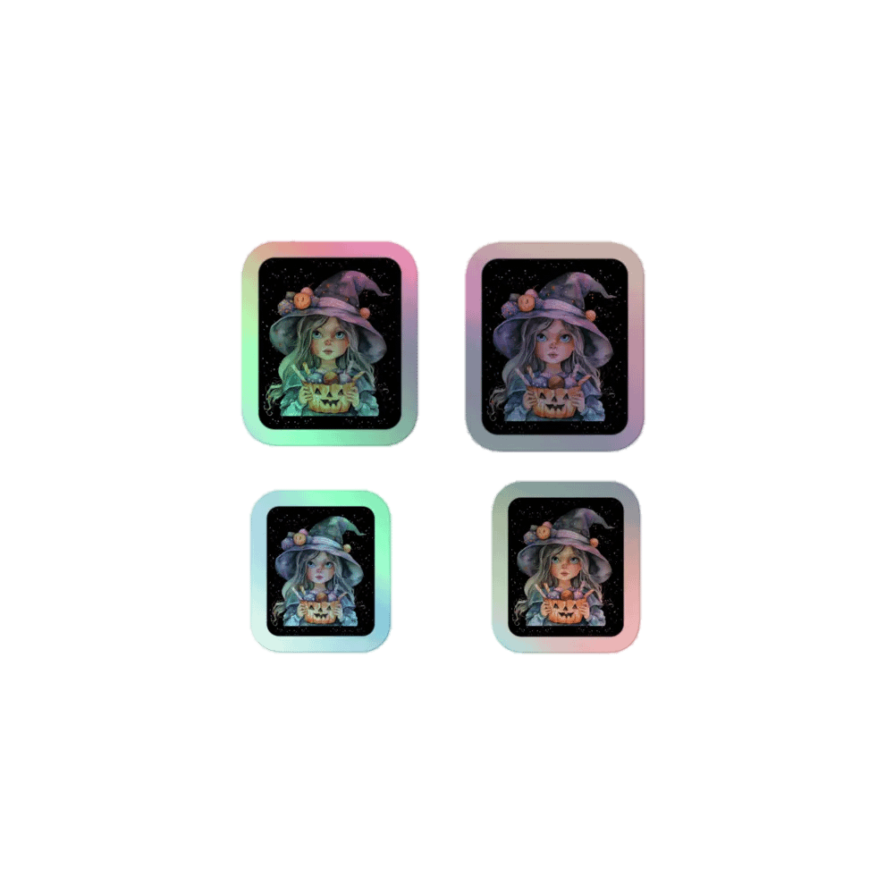 Candy Witch Holo Stickers product image (1)