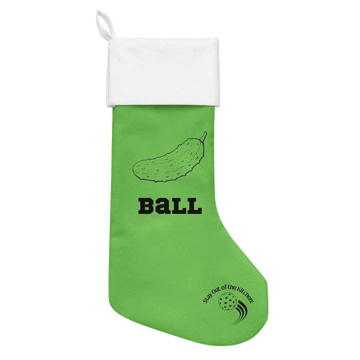 Pickleball Holiday Fun Christmas Stocking product image (1)