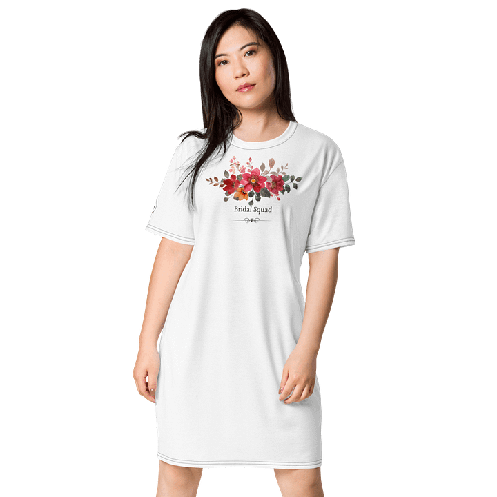 Bridal Squad 011 T-Shirt Dress Floral Bliss Theme product image (1)