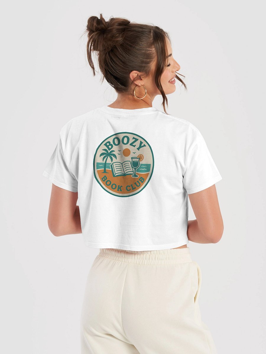 Boozy Book Club Beach Day Crop Top product image (21)