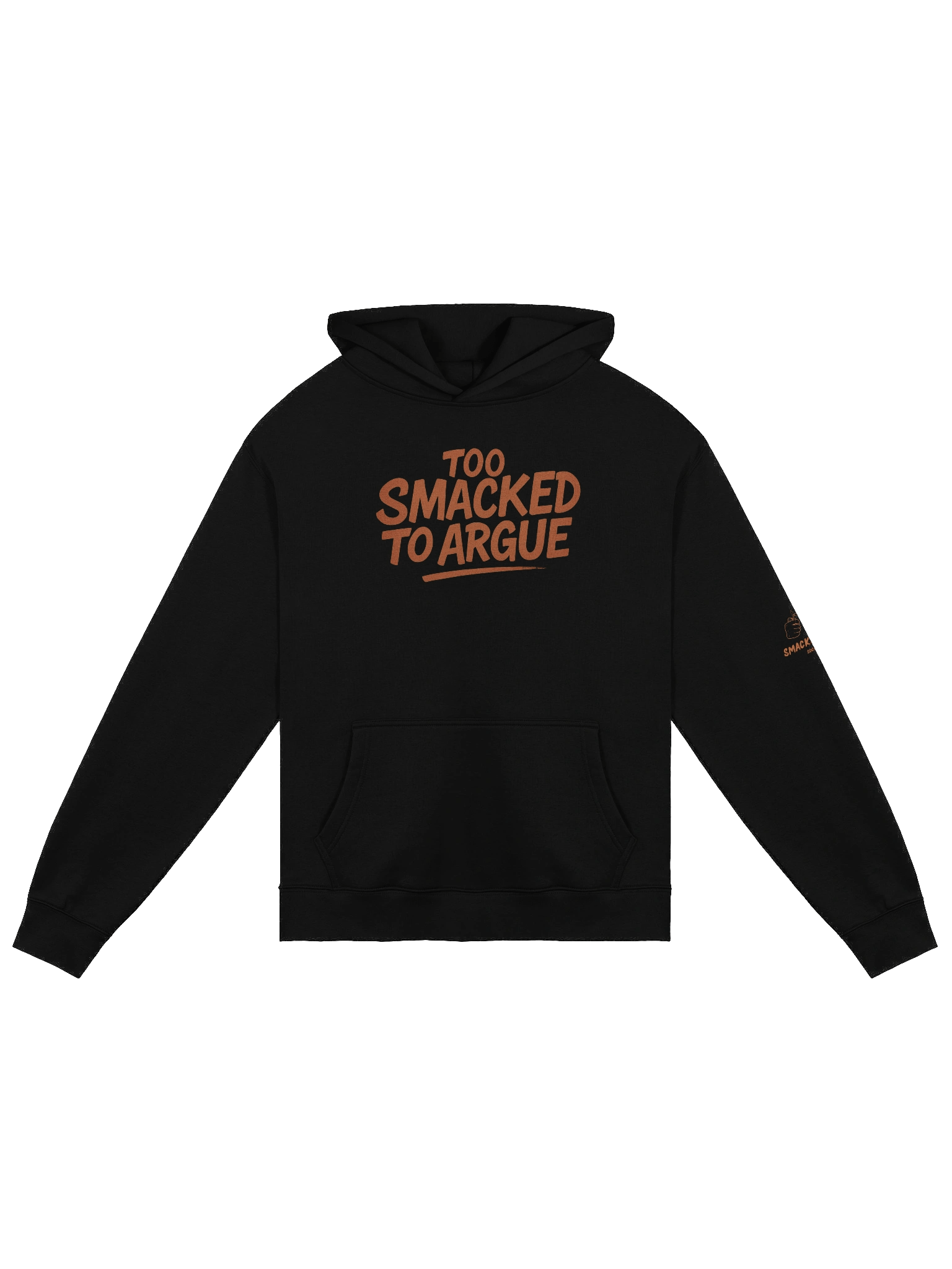 Too Smacked to Argue – Orange Alien in Ski Mask Oversized Unisex Hoodie product image (3)