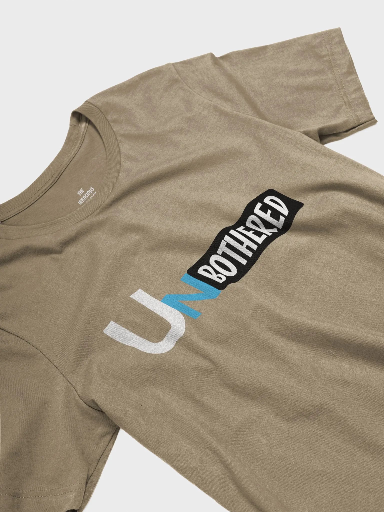 Unbothered / Blue Supersoft T-Shirt product image (4)