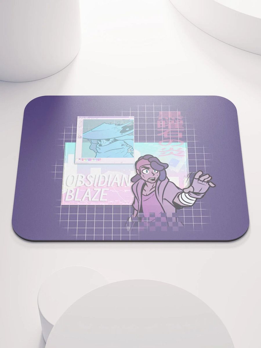 Obsidian Blaze Vapour Mousepad product image (1)
