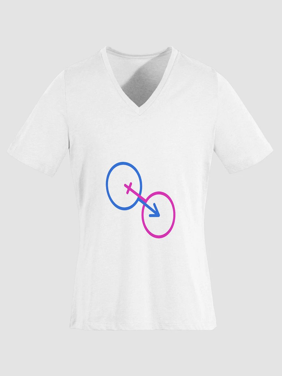 Connected Man & Woman Women's V-Neck Tee product image (1)