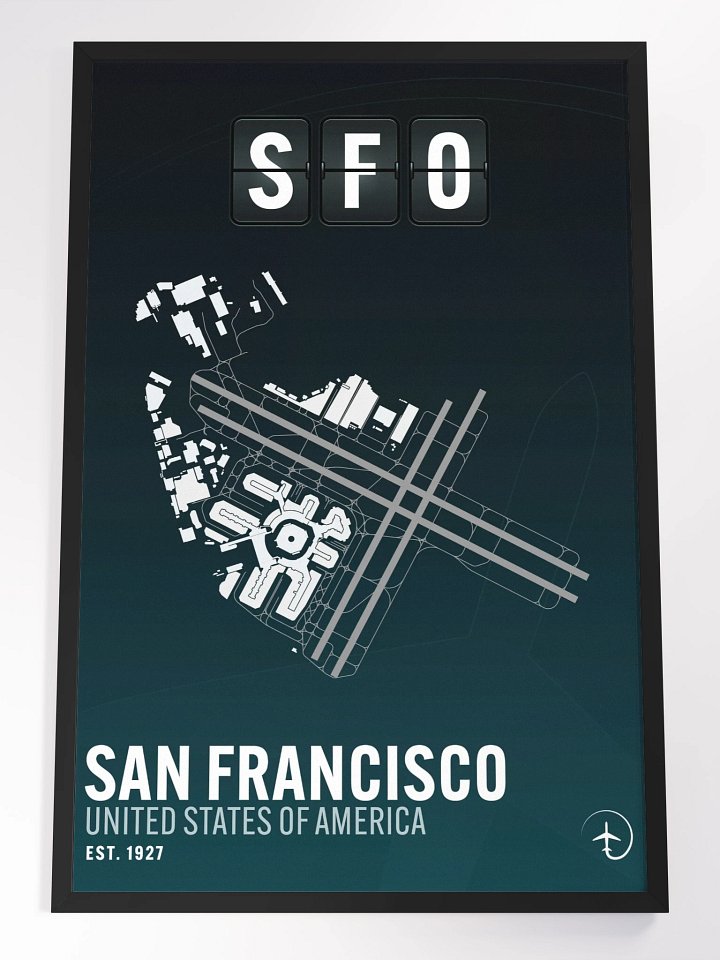 San Francisco Poster (Framed) product image (1)