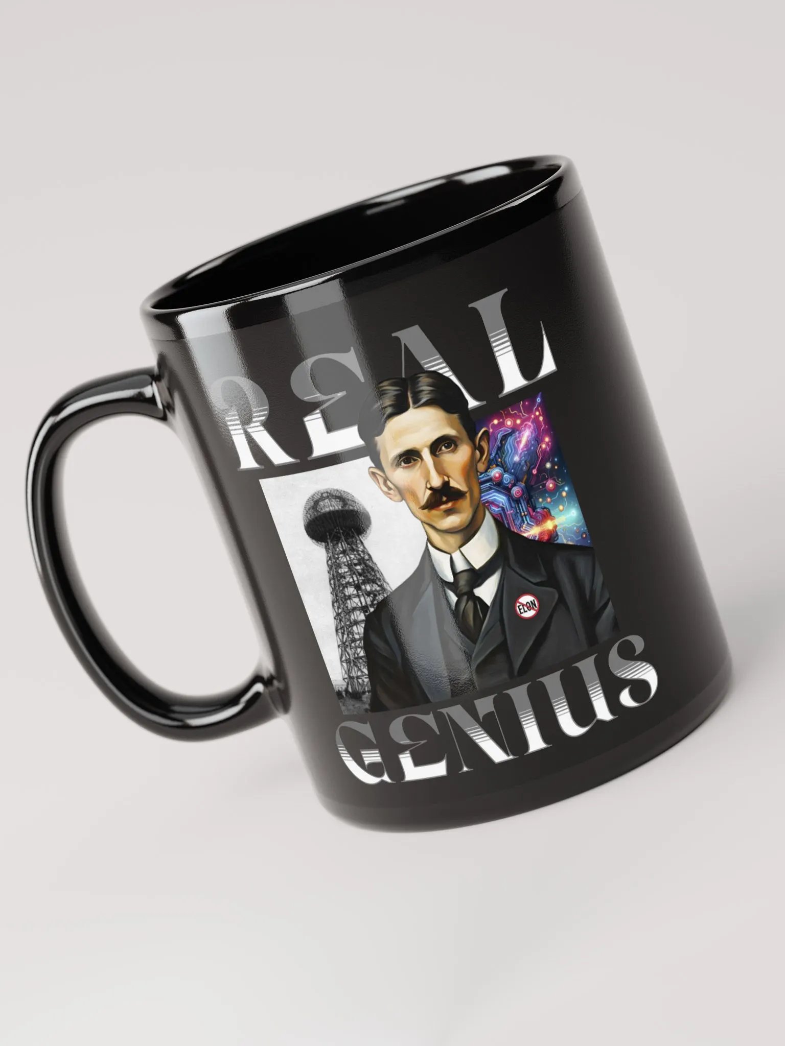 Nikola Tesla - Real Genius Anti-Elon Mug product image (5)