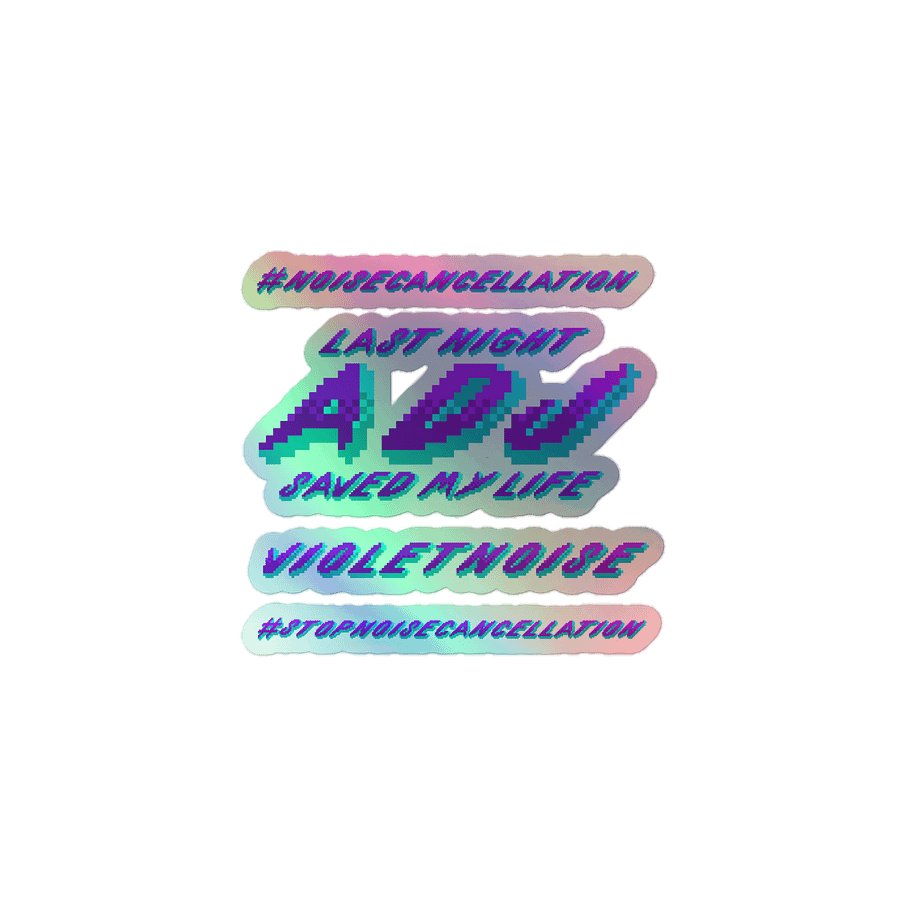 VioletNoise Holo Sticker Sheet product image (1)