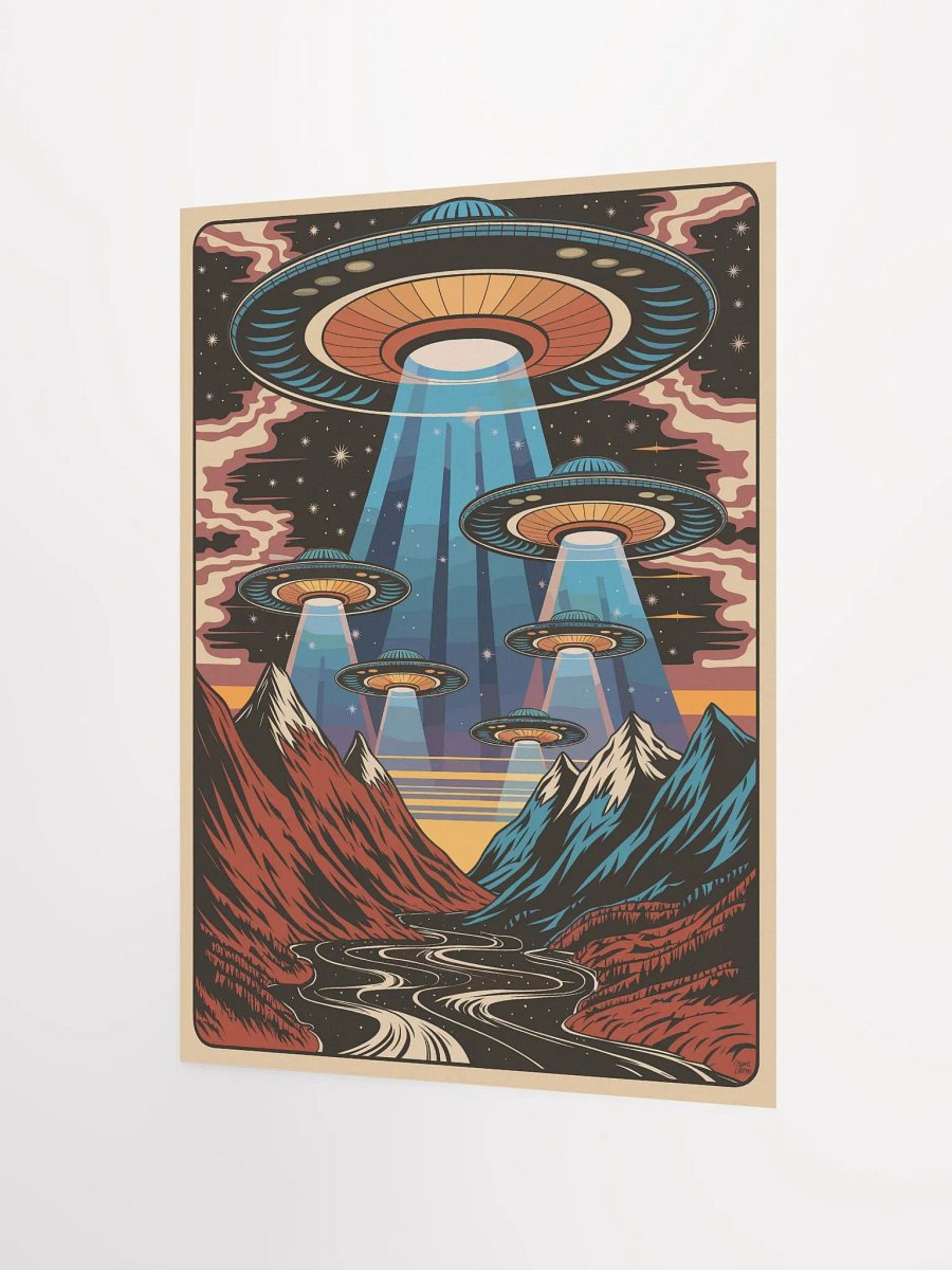 UFO Invasion Poster product image (4)