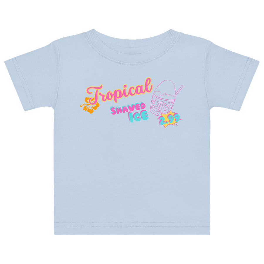 Shaved Ice Baby Tee in Ocean Blue product image (1)