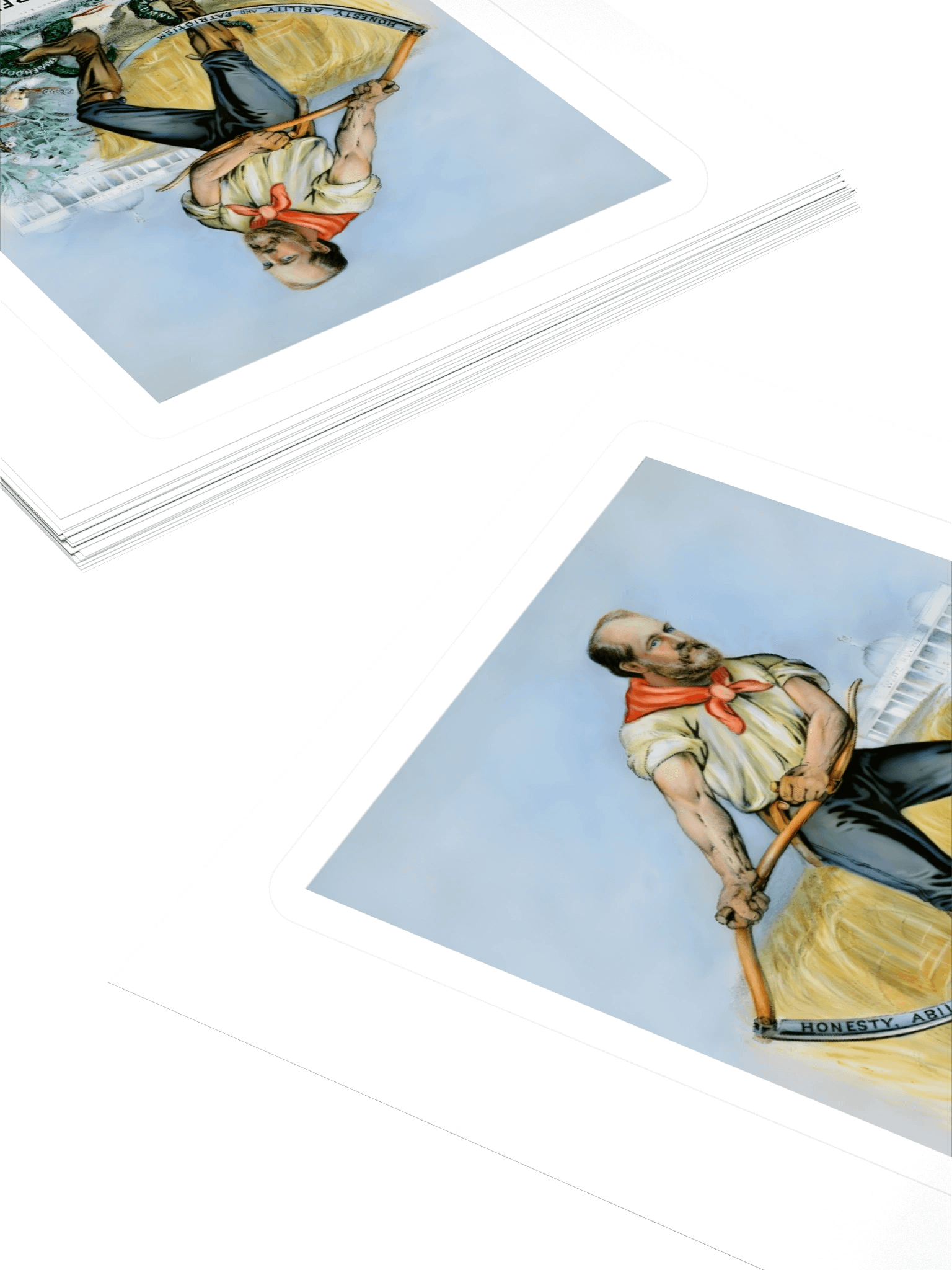 James Garfield For President 'Farmer Garfield' Sticker product image (12)