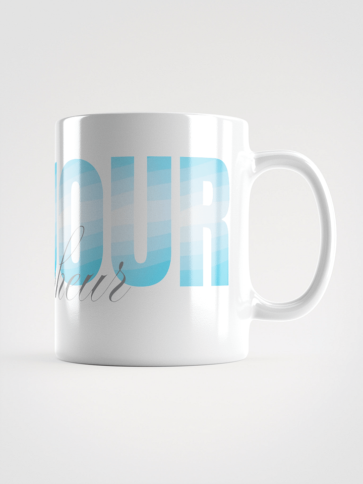 Mug Blanc Bonjour Bonheur - Cadeau Mug Message Positif product image (1)