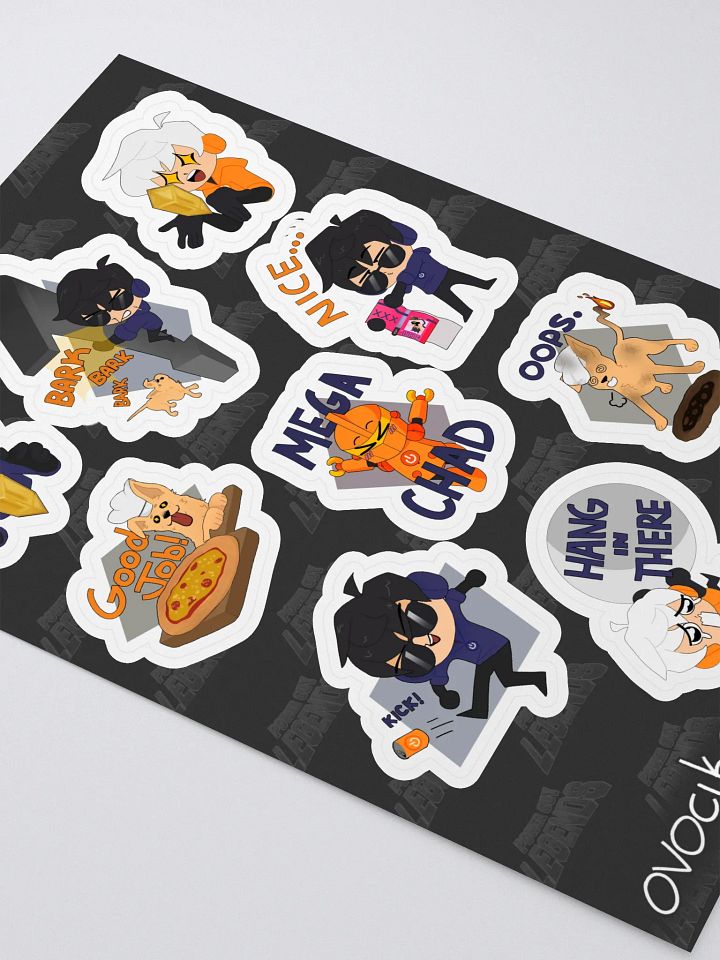 Power Guy Legends Sticker Sheet product image (2)