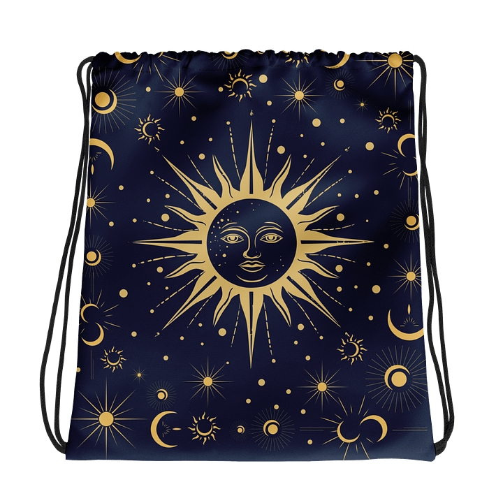 Celestial Sun Drawstring Bag product image (1)