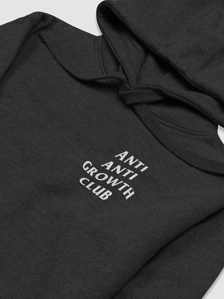 anti anti growth club hoodie - 65% soft cotton product image (1)