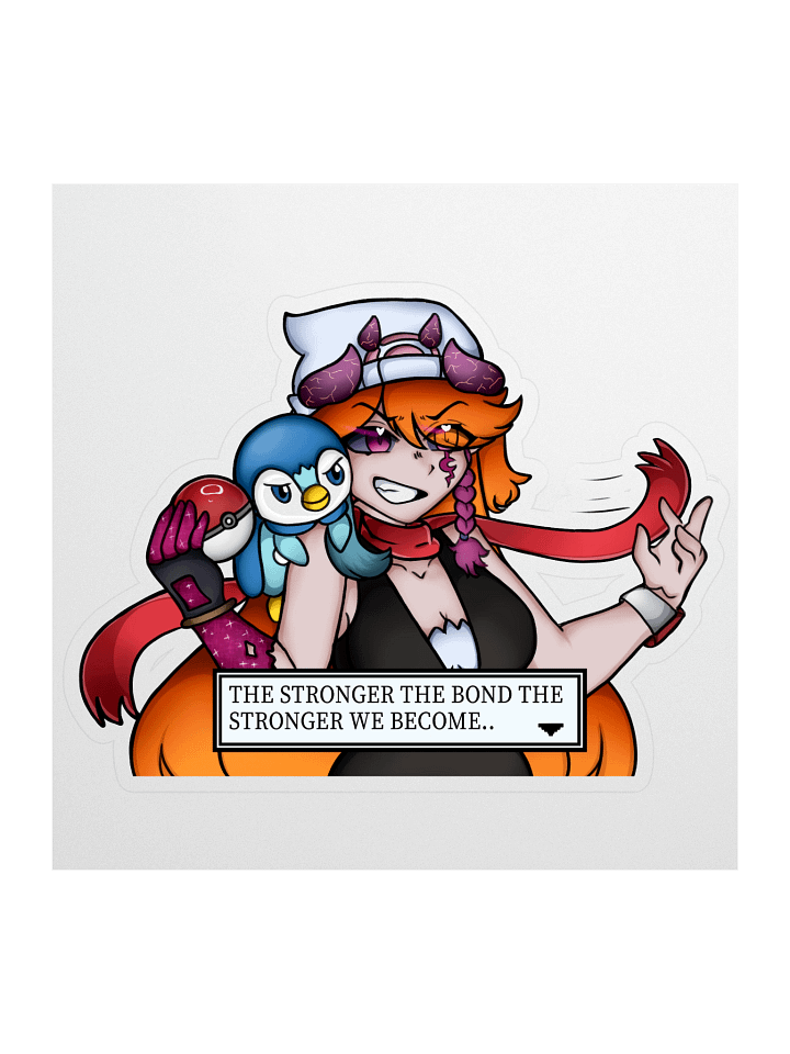 Ven PokeTrainer Sticker with Quote product image (1)