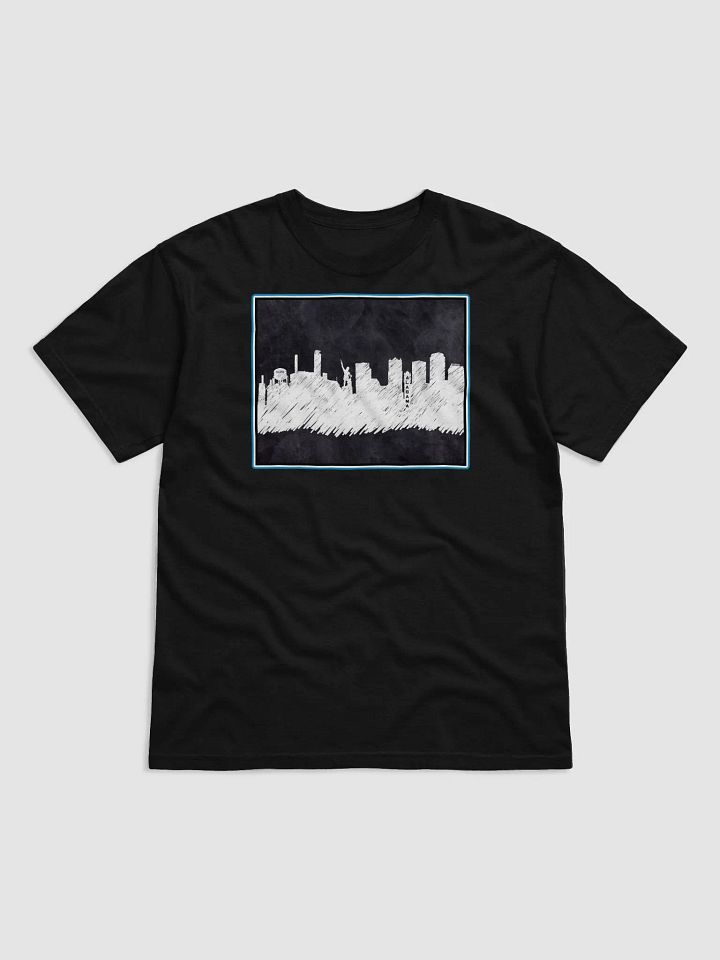 Birmingham Alabama Skyline Art – Chalkboard Silhouette T-Shirt product image (5)