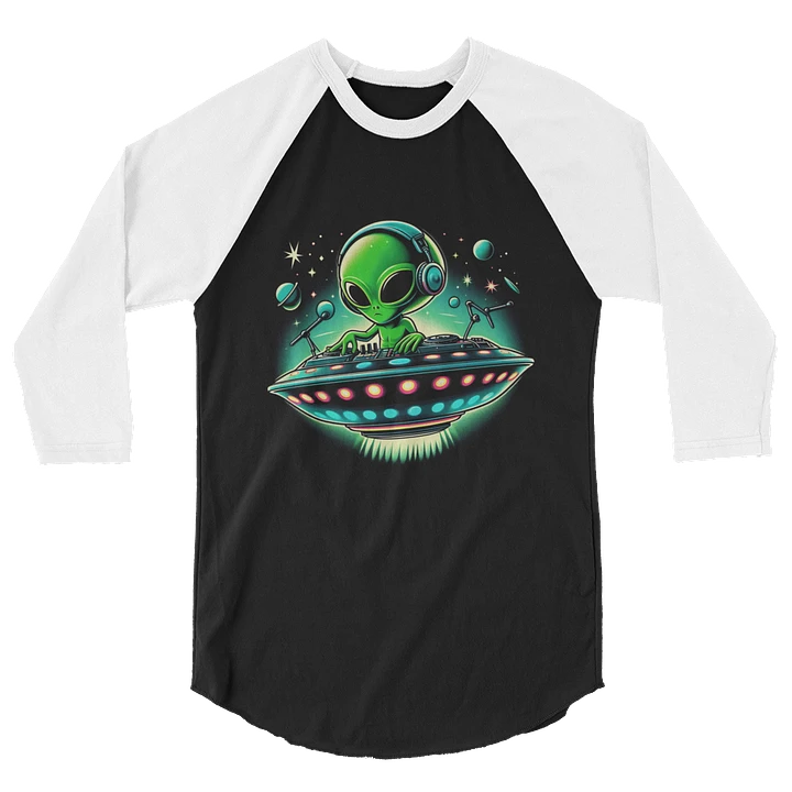 Alien DJ Baseball Style Tee - Dark Torso Colors product image (1)